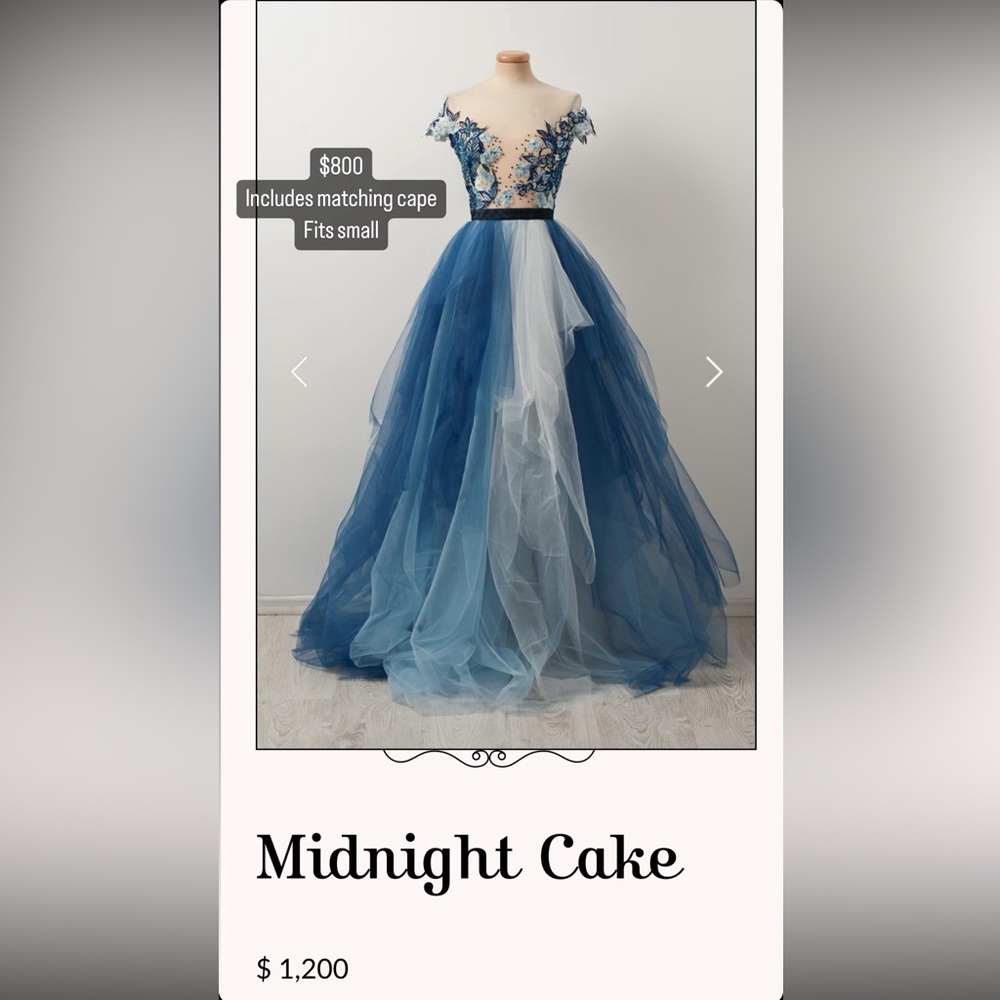 Chotronette made to order dress. Fits like size small. Worn once for photo shoot